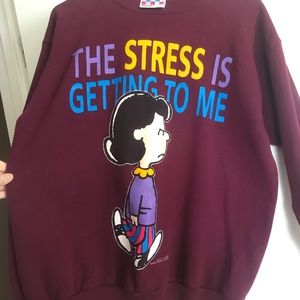 The Stress Is Getting To Me Peanuts Vintage